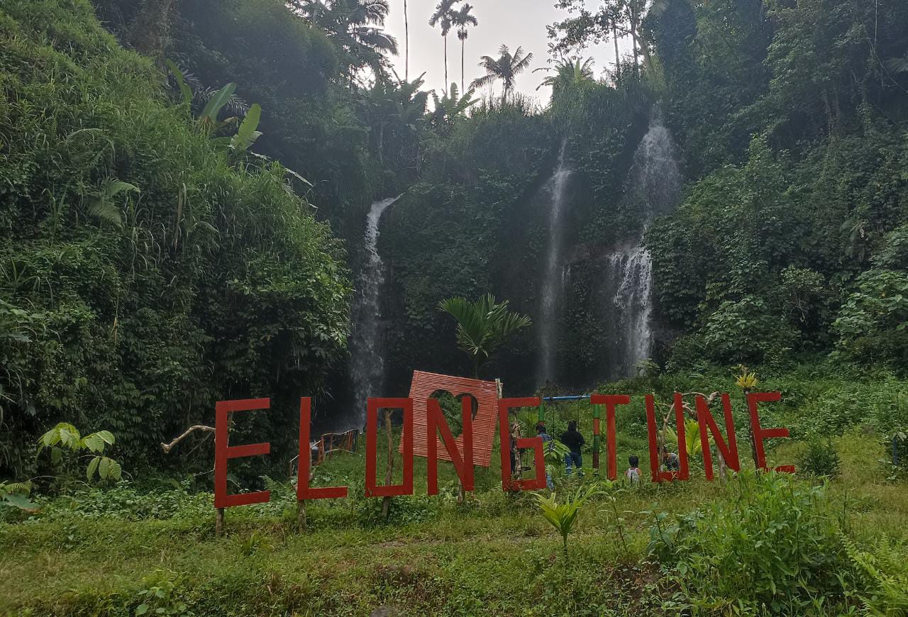Air Terjun Elong Tune Desa Lantan Lombok Tengah